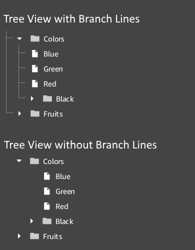 component tree view basic