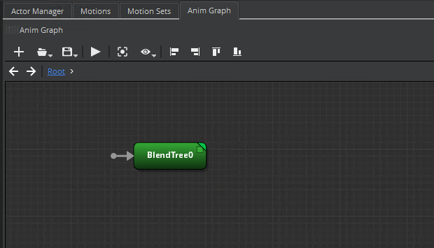 BlendTree node added to Anim Graph