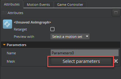 Select your parameter in your animation graph in the Animation Editor.