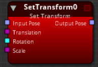 Add the Set Transform node to your anim graph.