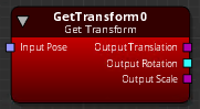 Get Transform node
