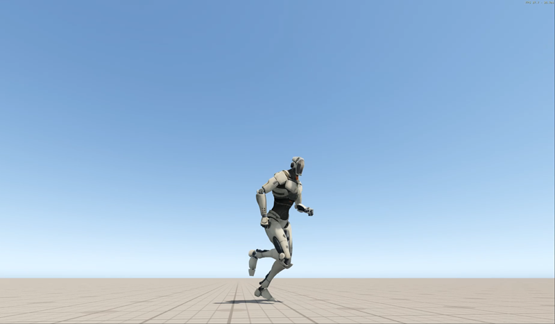 Screenshot of Jack running