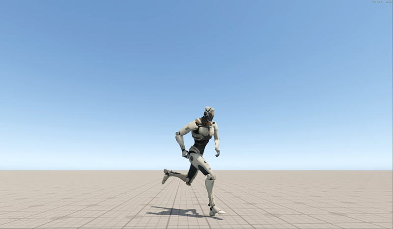 Screenshot of Jack running