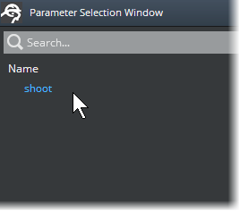 Choose a parameter for the parameter condition.