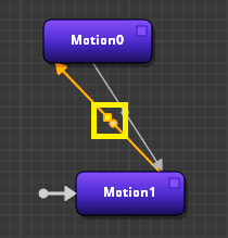 Small square node indicating a parameter action.