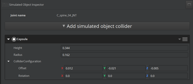 Create a simulated object collider for the spine and make changes, so that it’s slightly larger than the actor’s shape.
