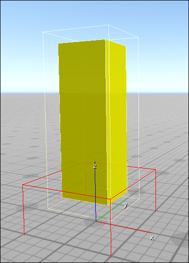 Wireframe showing the contact offset for a PhysX Character Controller in the O3DE Editor viewport.