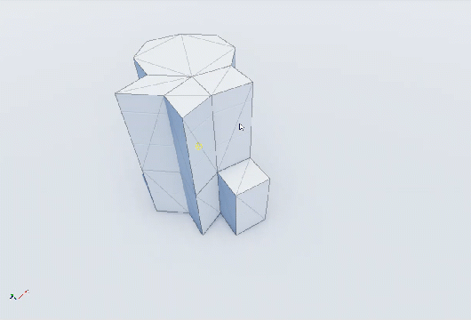 White Box extrude edge.