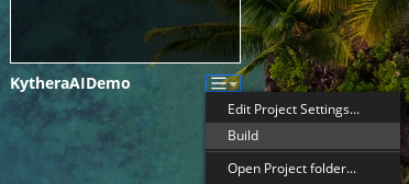 Project Menu Build