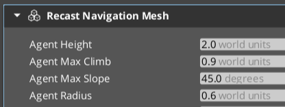 Navigation Mesh components