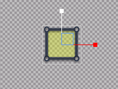 Scaled without slice scaling.