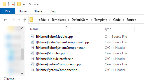 An image of the file directory of Gem code