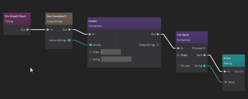 Aligning nodes to the left in the Script Canvas Editor using keyboard.